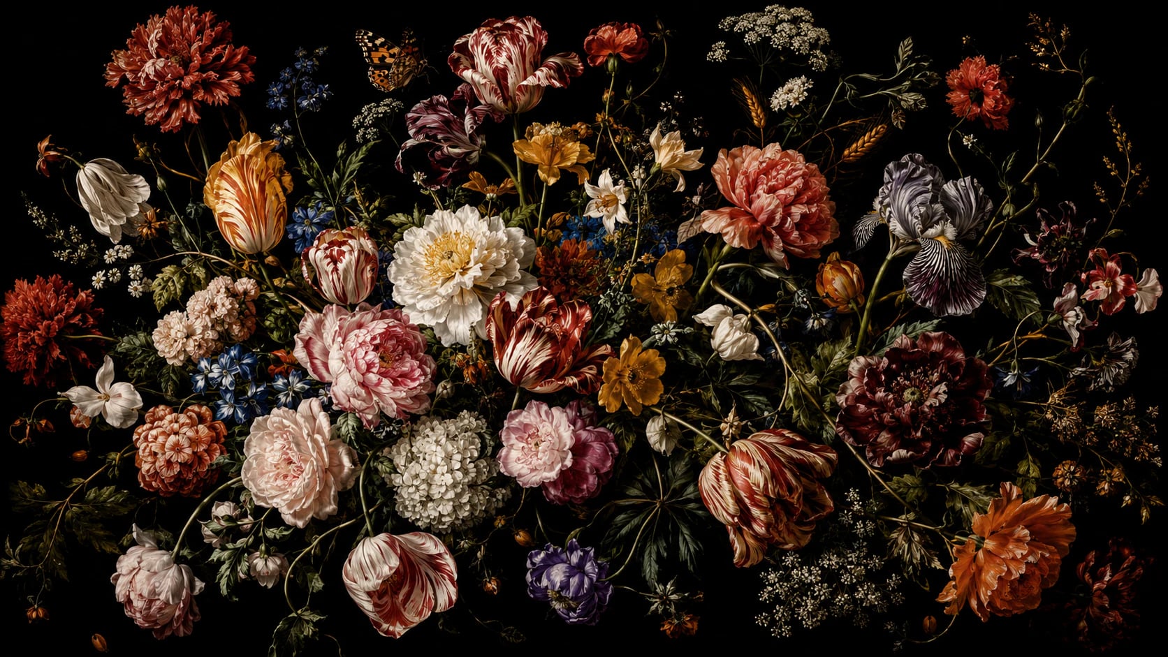 Pivoines baroques hollandaises