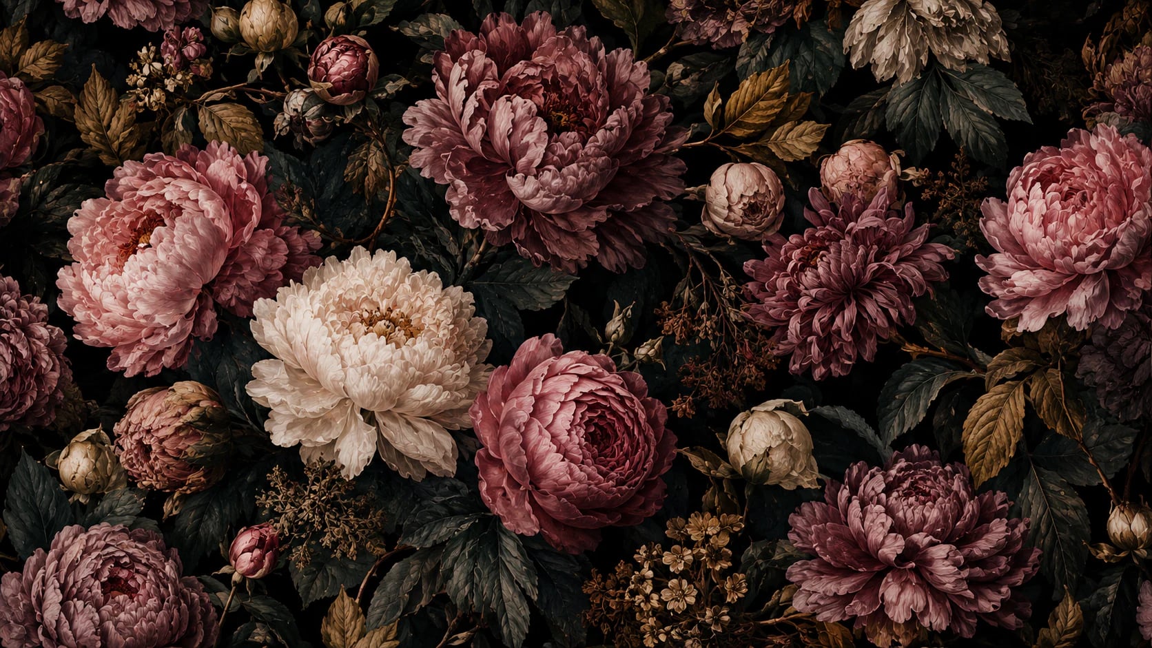 Pivoines des maîtres hollandais