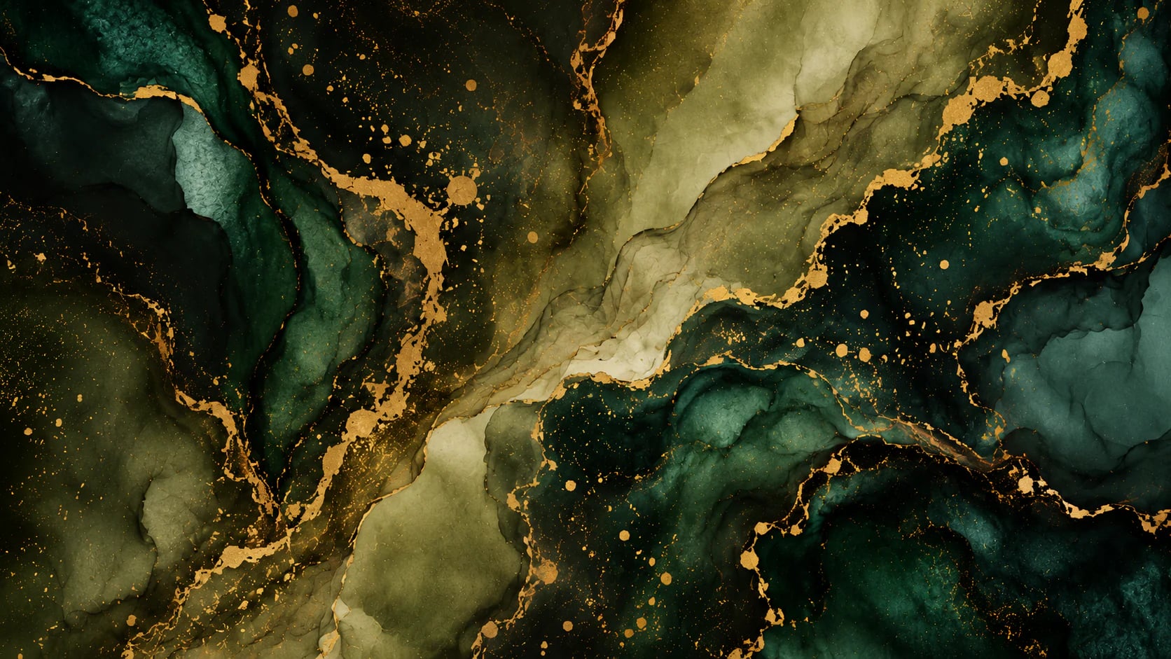 Verdant Gold Marble