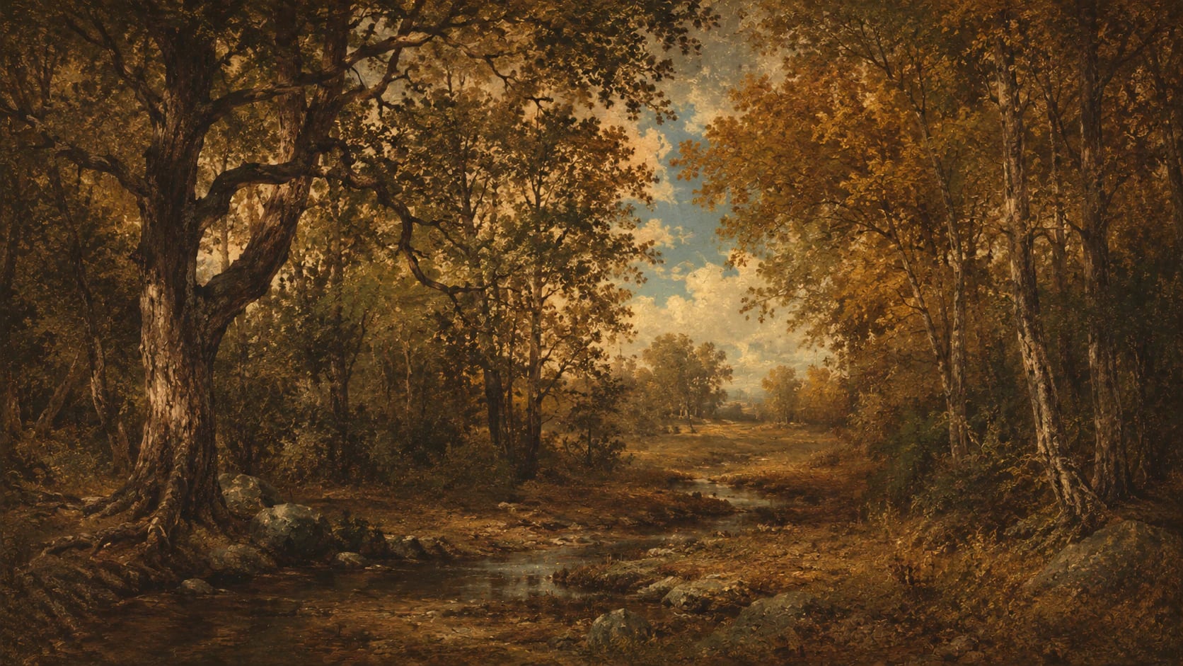 Autumn Forest Stream
