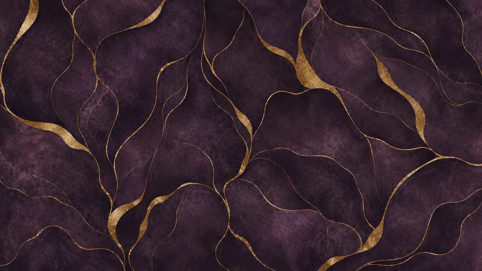 Aubergine Gold Veins