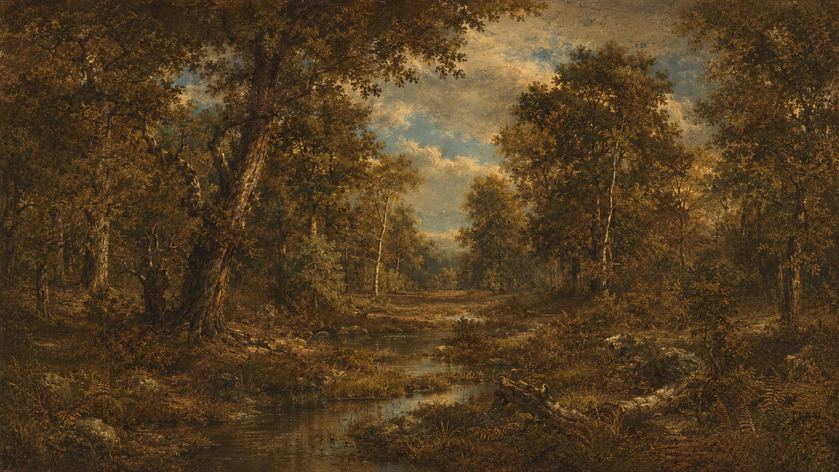 Blick auf den Waldbach