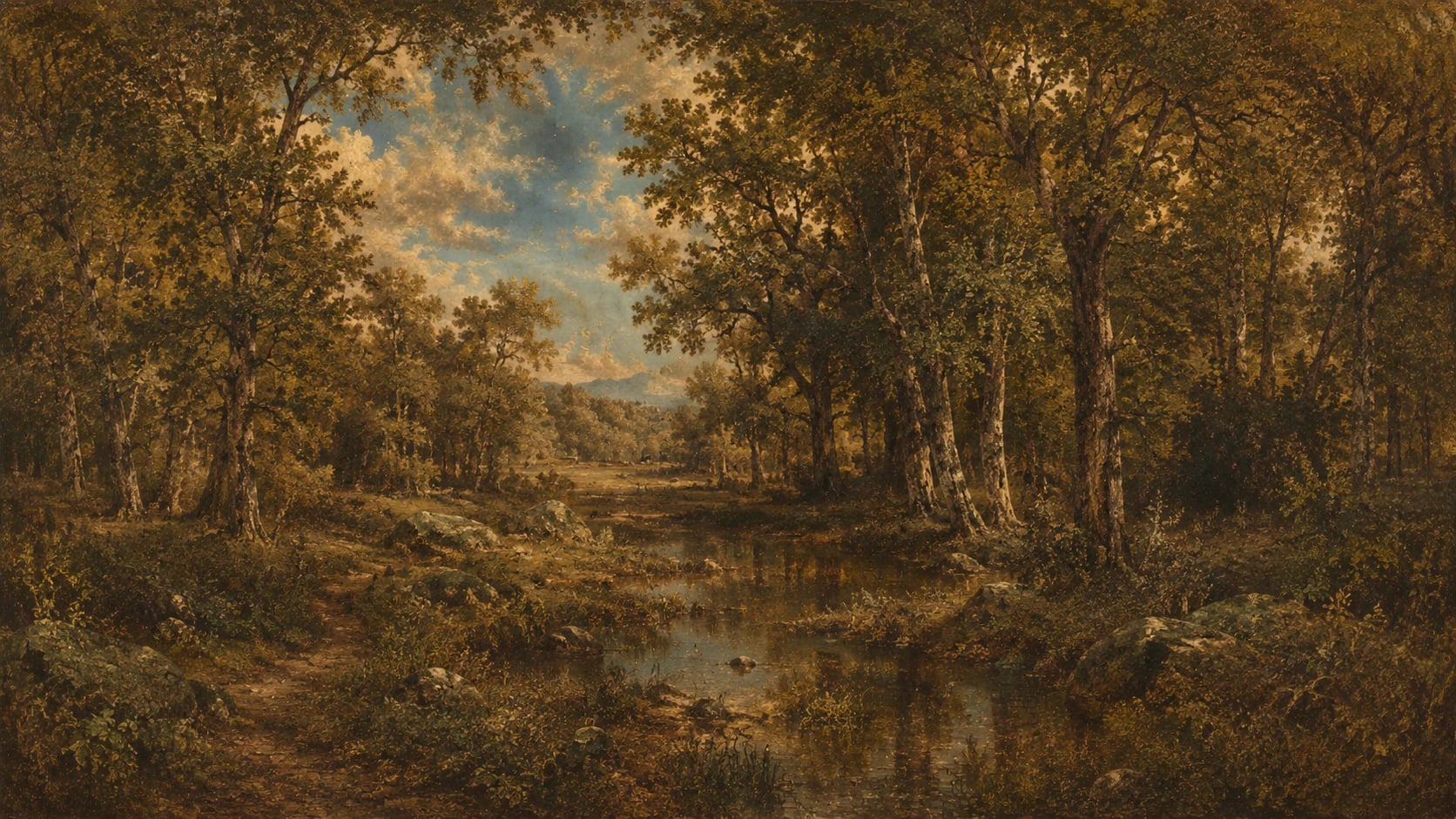 Waldbach von Barbizon