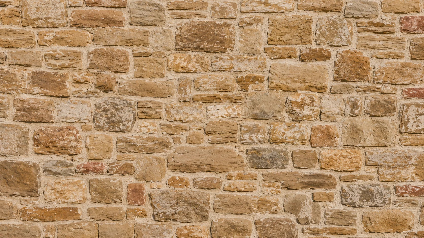 Muro de arenisca toscana
