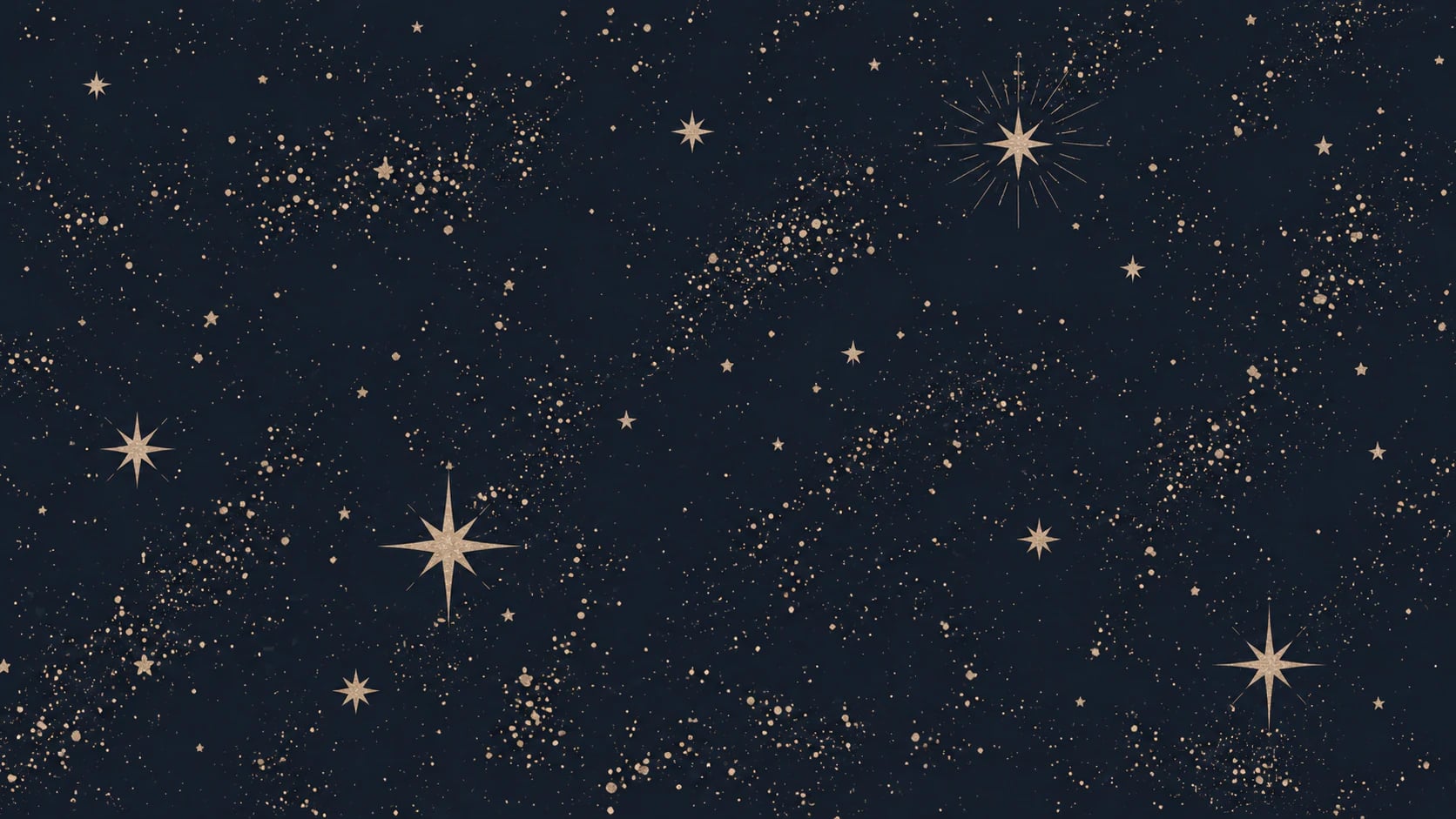 Constellation céleste de minuit