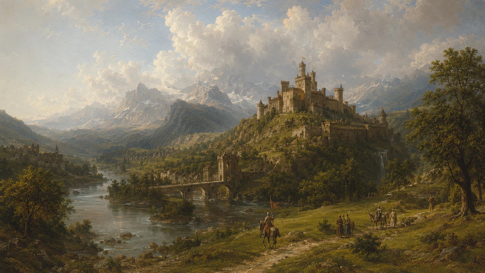 Panorama sur la citadelle alpine