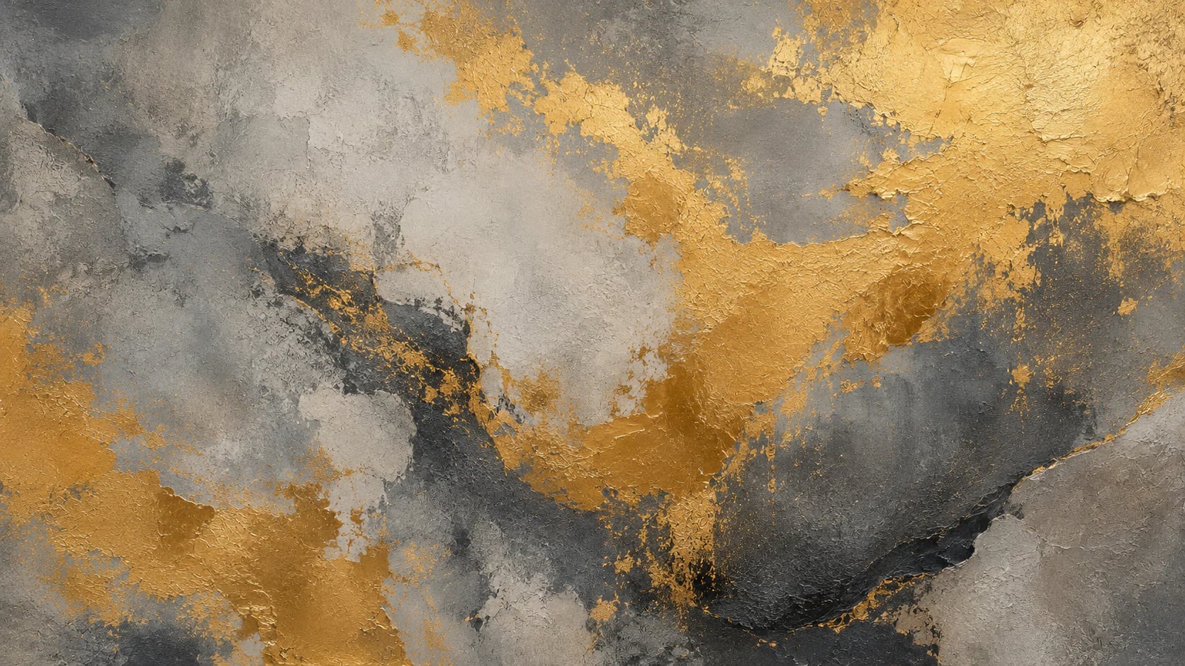 Gilded Charcoal Plaster