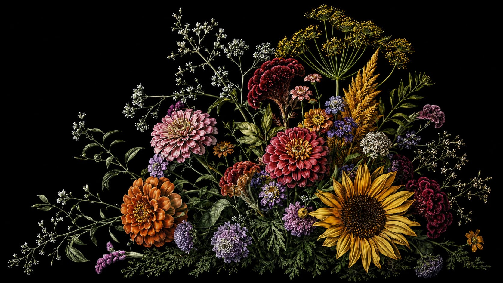 Midnight Harvest Dahlia
