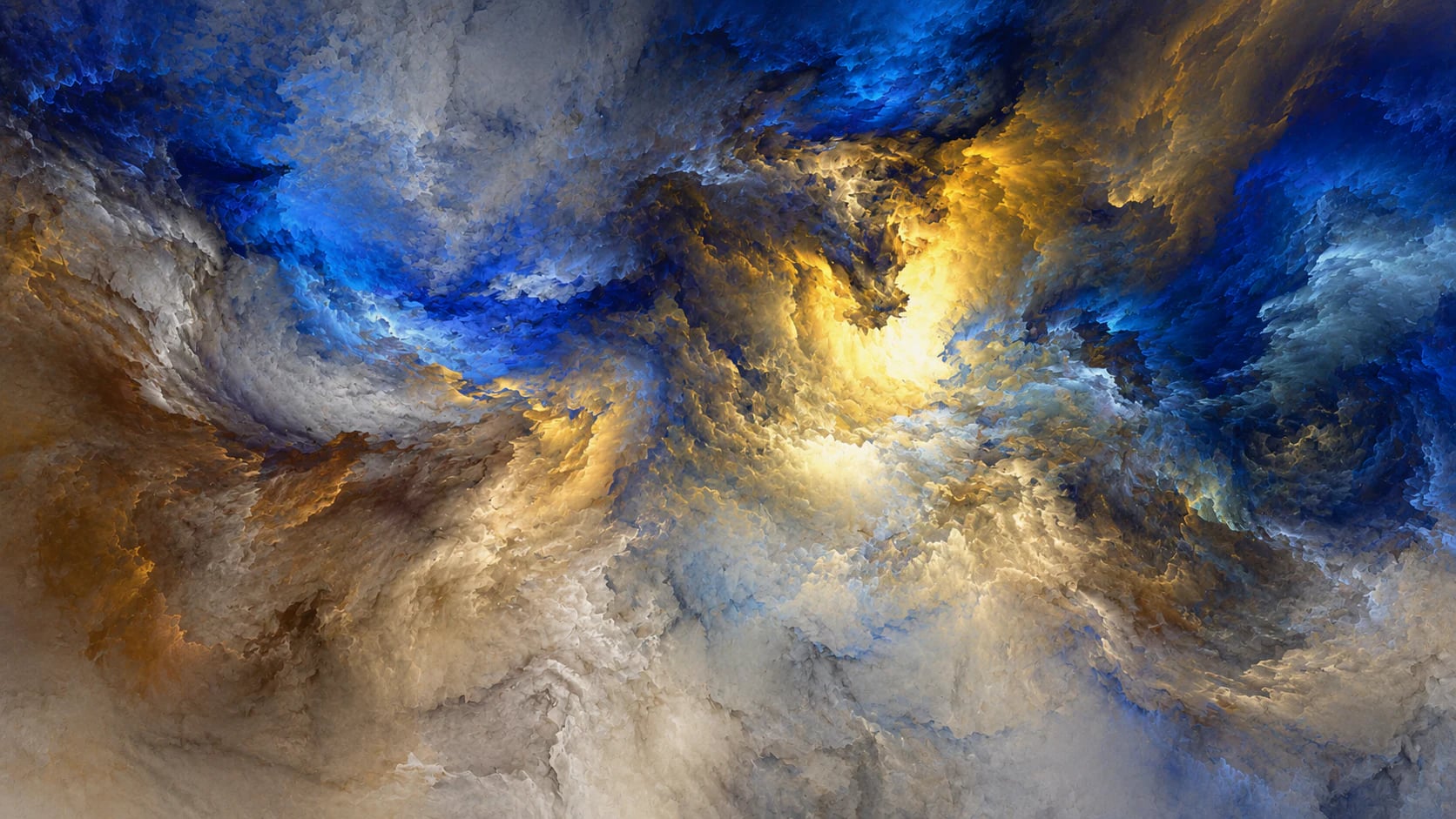 Luminous Nebula Clouds