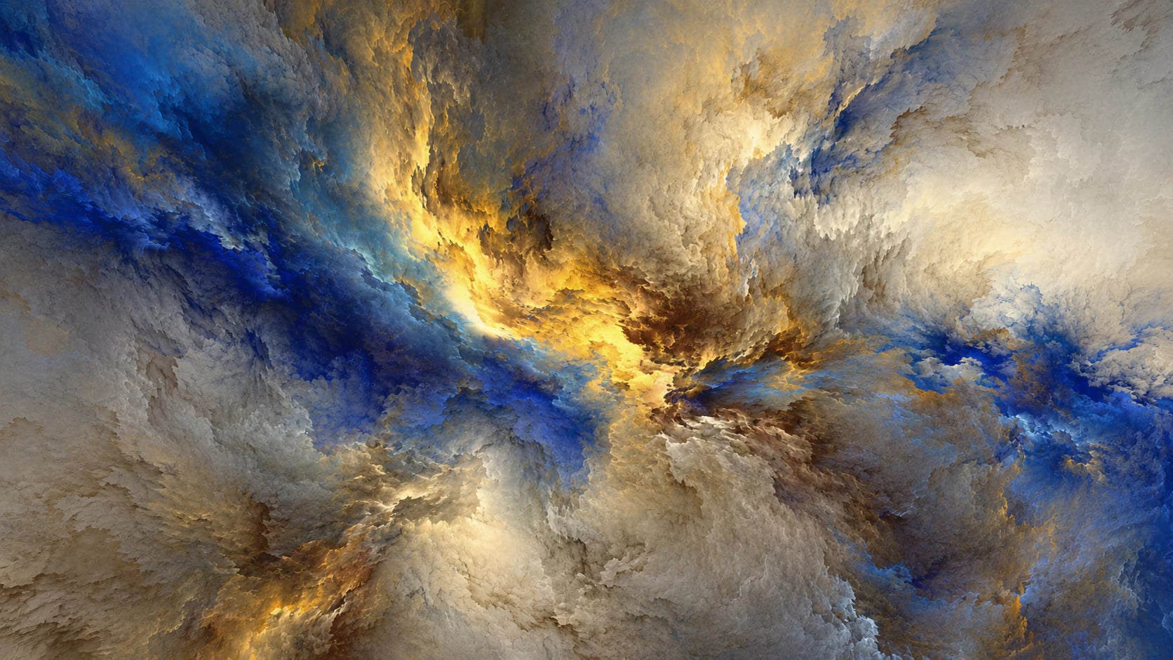 Celestial Amber Cloud