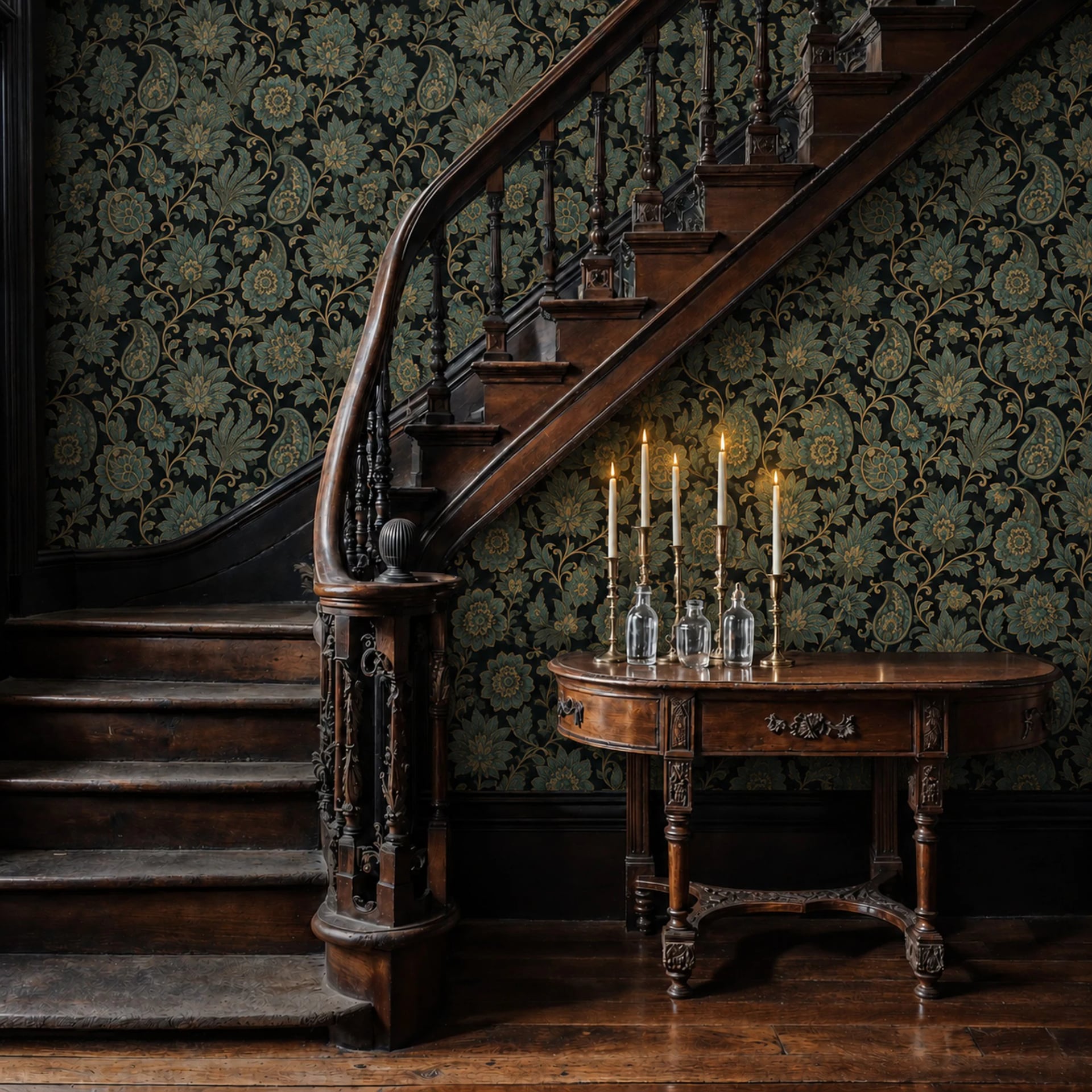 Verdant Acanthus Paisley