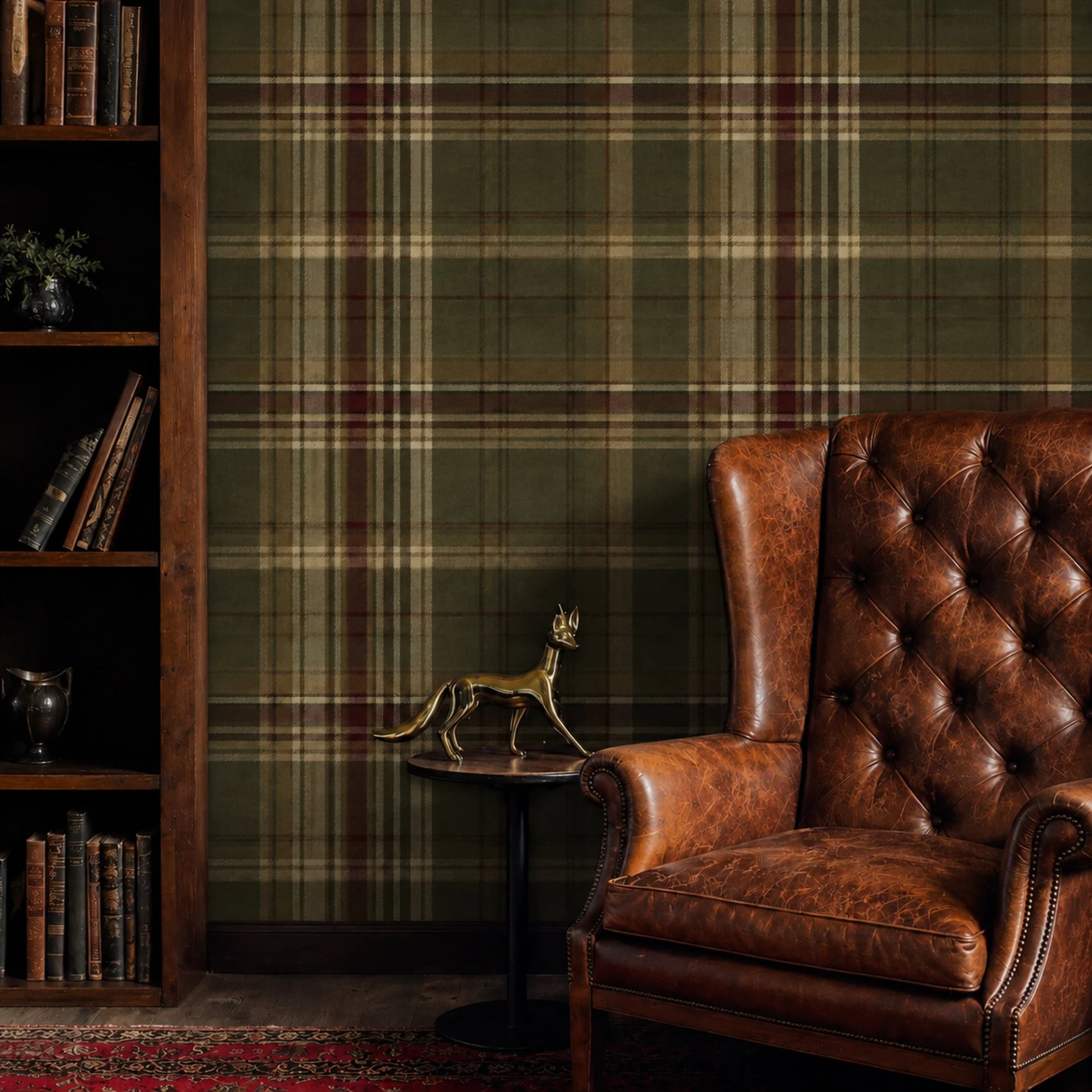 Tartan mousse des Highlands
