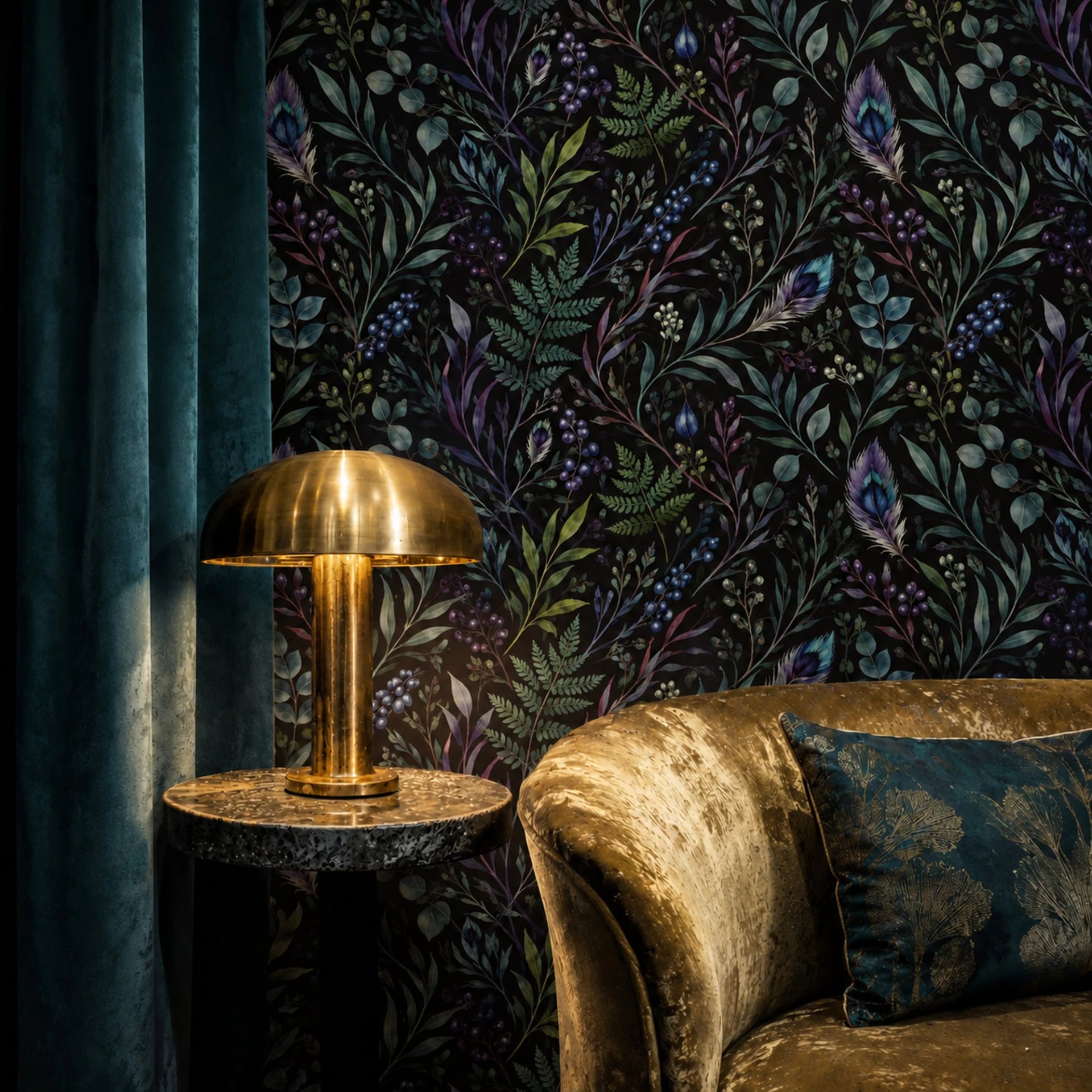 Midnight Fern Peacock