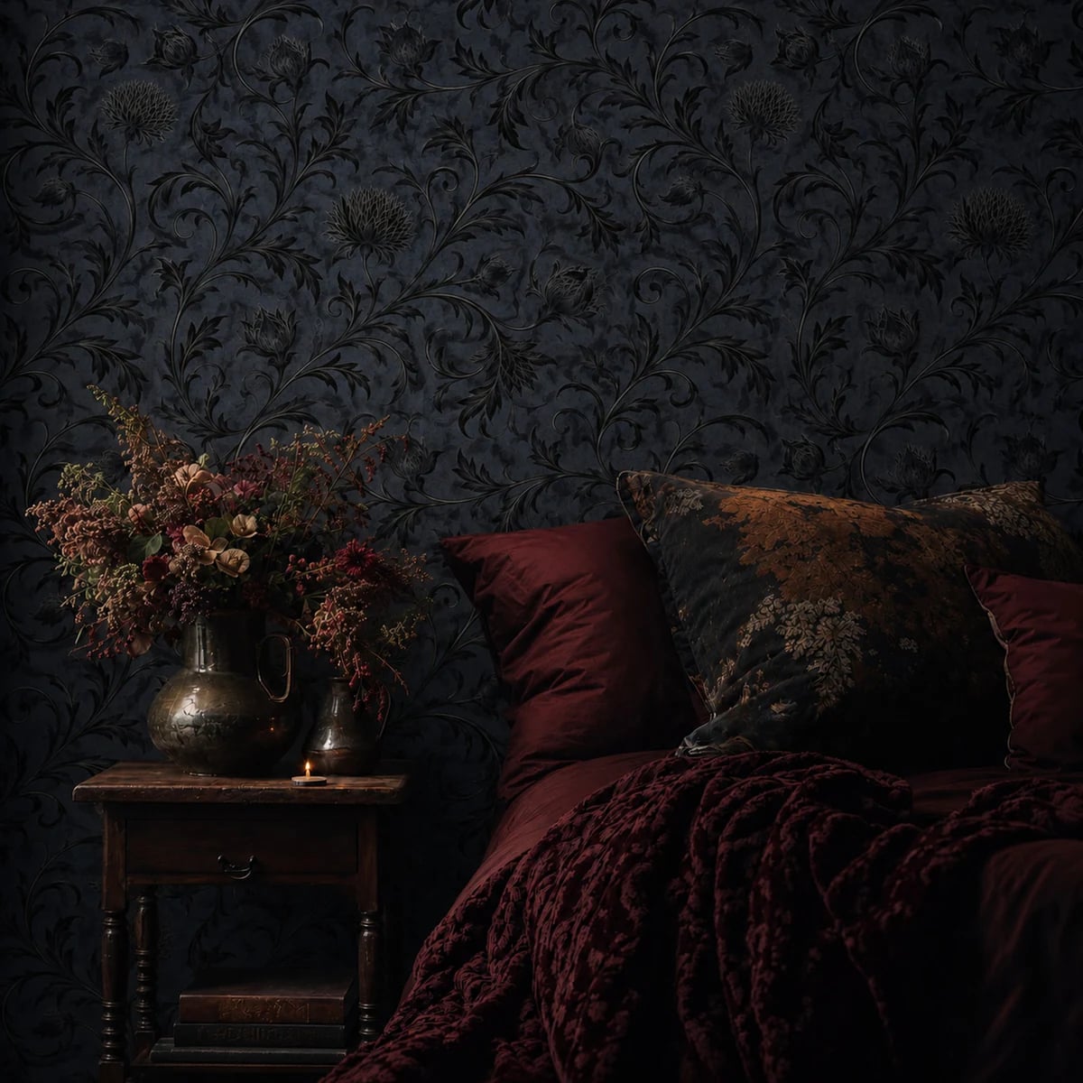 A printed sample of the Non-Woven wallcovering, shown at actual size