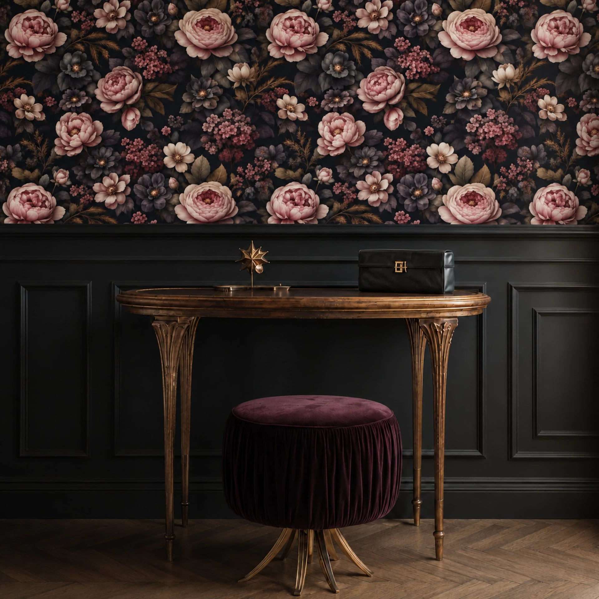 Pivoines blush clair-obscur