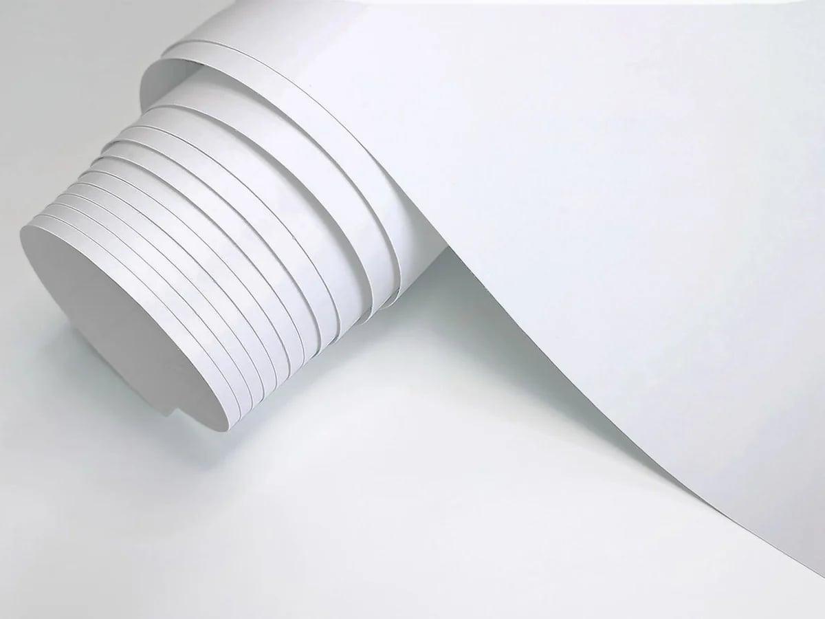 A roll of Peel & Stick wallpaper